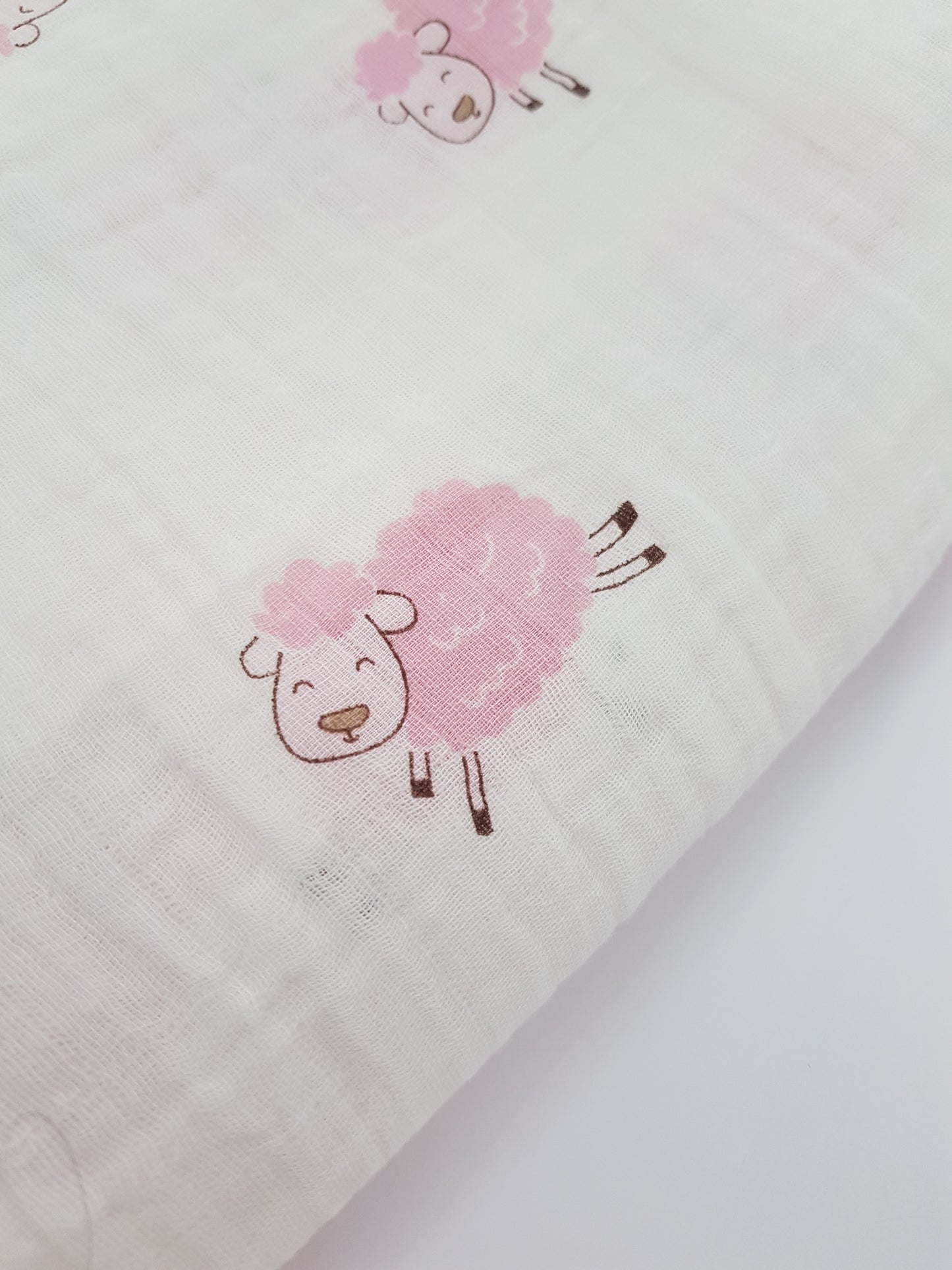 'Count the sheep!' 100% Cotton Swaddle