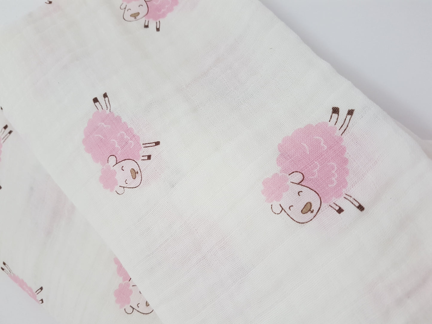 'Count the sheep!' 100% Cotton Swaddle