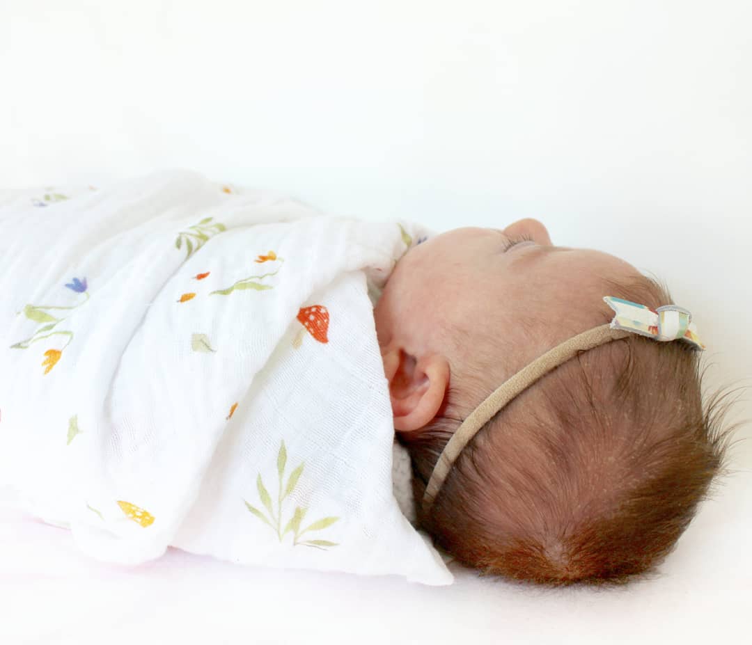Forest- Single Swaddle/Large Muslin {Hare and Tortoise Collection}with the Little Book